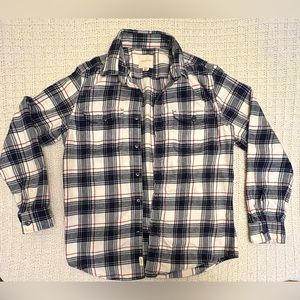 American Eagle Blue Cream Red Flannel Men’s Size Medium